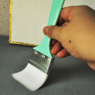 油画 坦培拉上光工具 吸水塑料柄 刷达玛光油 无痕尼龙刷