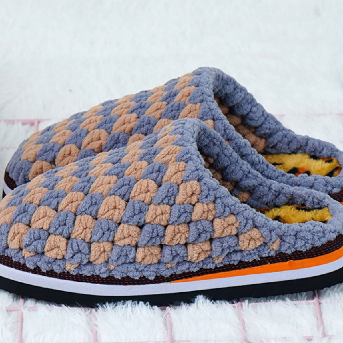 手工勾冰条粗毛线棉拖鞋材料包diy冬季自编钩针织男女鞋底毛线团,居家布艺,居家棉拖/棉鞋,淘宝优惠券,粉丝福利购,淘宝优惠卷