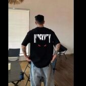 上衣港风宽松休闲潮牌体恤衫 新款 韩版 潮流简约半袖 短袖 t恤男夏季