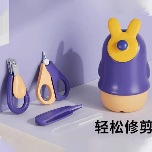 婴儿指甲剪套装不夹肉安全修剪宝宝指甲剪刀钳脚甲剪婴幼儿童专用