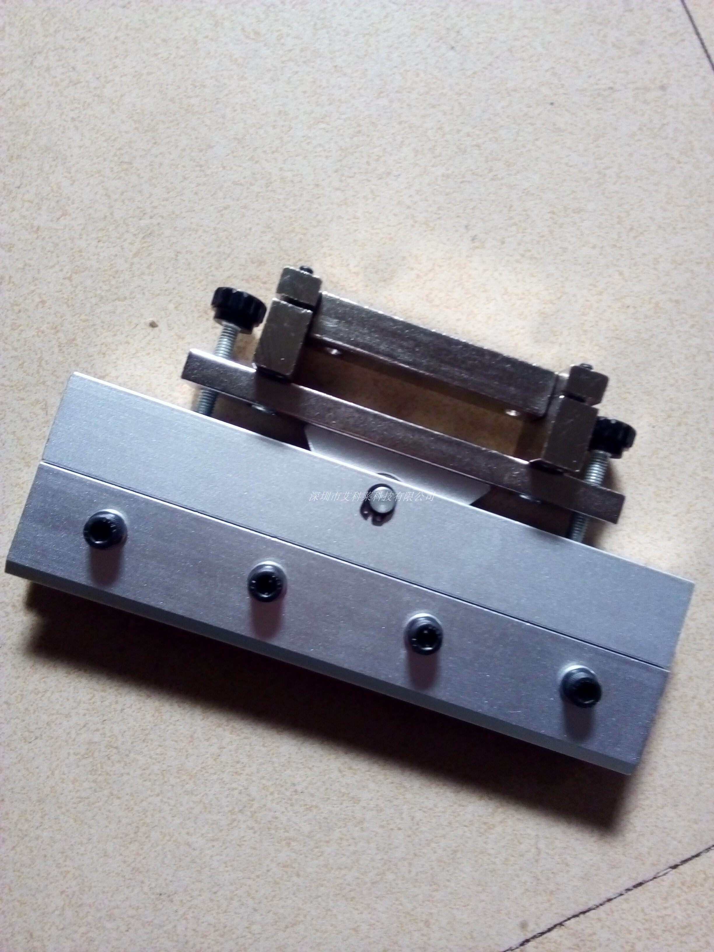 半自动锡膏印刷机配件丝印机机头200mm刮刀夹锡膏红胶刮刀架总成