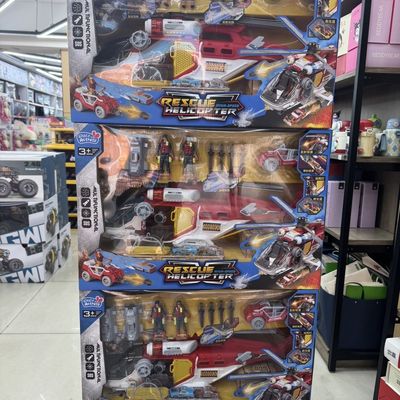 多功能山姆救援竞速消防车玩具大号声光喷水弹射轨道益智男孩