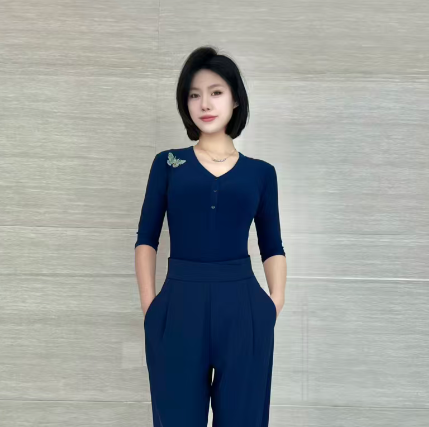 YHA品牌摩登舞服新款连体上衣