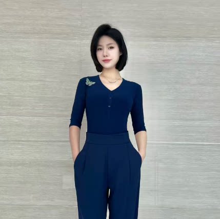YHA品牌摩登舞服新款连体上衣