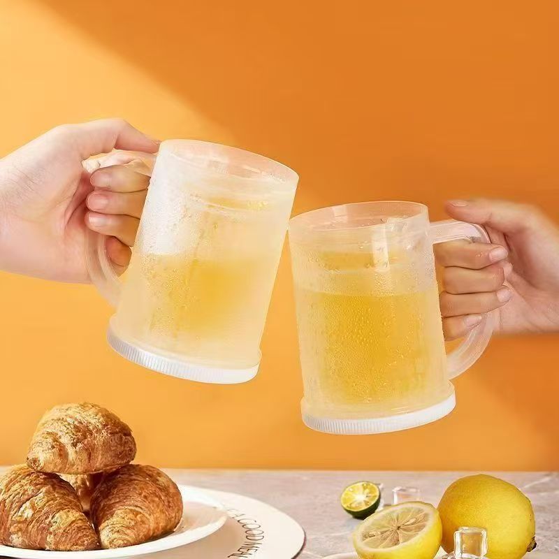 下单立减30【拍1发2】冰杯冰镇杯子大容量双层家用夏季夹层冷饮