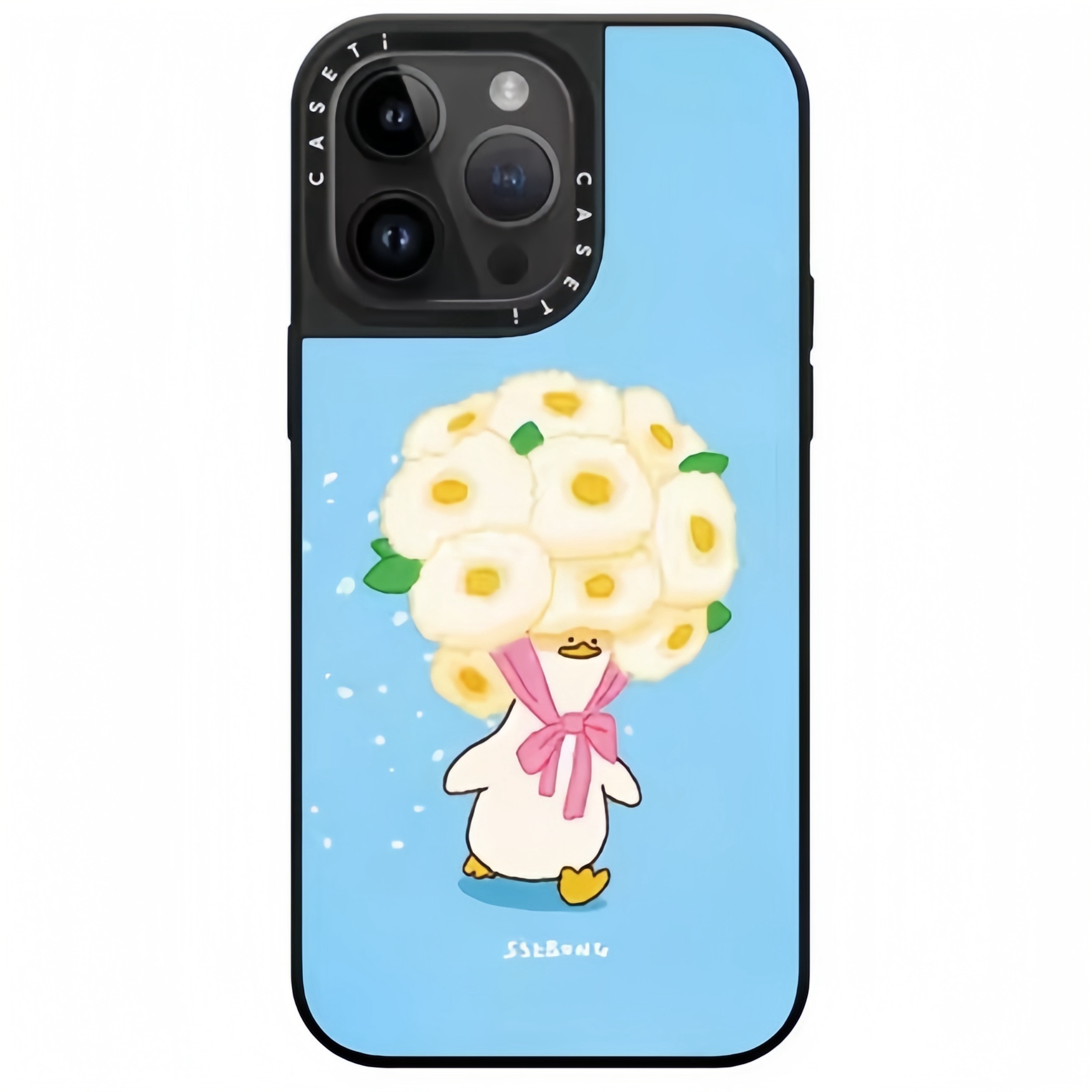 CASETi华强北潮牌联名镜面SSEBONG颓废鸭适用苹果iPhone17proamx手机壳16pro防摔15MagSafe磁吸14保护套13/12