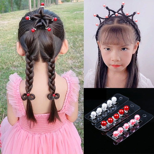 国庆节珍珠豆豆扣儿童皇冠公主风