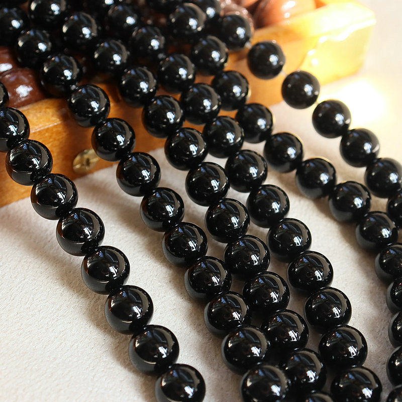 4-12mm黑玛瑙圆珠散珠 半成品手串裸石 手工diy饰品材料配珠,饰品/流行首饰/时尚饰品新,其他DIY饰品配件,淘宝优惠券,粉丝福利购,淘宝优惠卷