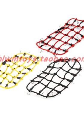 1/10攀爬车配件TRX4车架弹性行李网SCX10III牧马人田宫CC01配件架