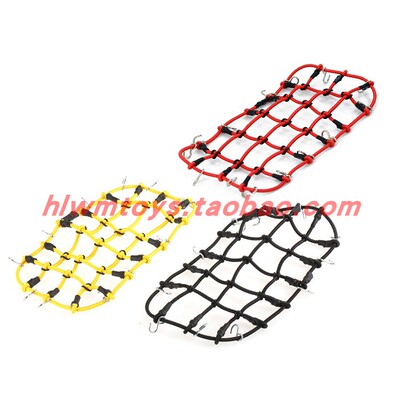 1/10攀爬车配件TRX4车架弹性行李网SCX10III牧马人田宫CC01配件架