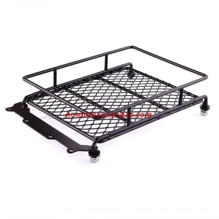 D90攀爬车仿真配件RC SCX10 CC01 Jeep四驱越野车仿真金属行李架