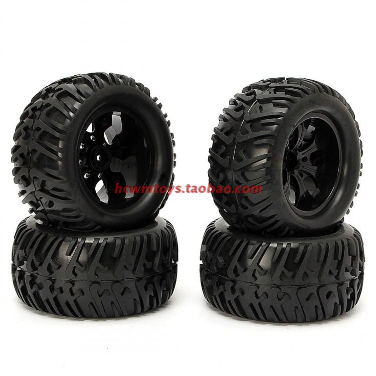 HSP无限遥控车HPI配件RC大脚越野车轮胎94188环奇短卡高速车轮胎