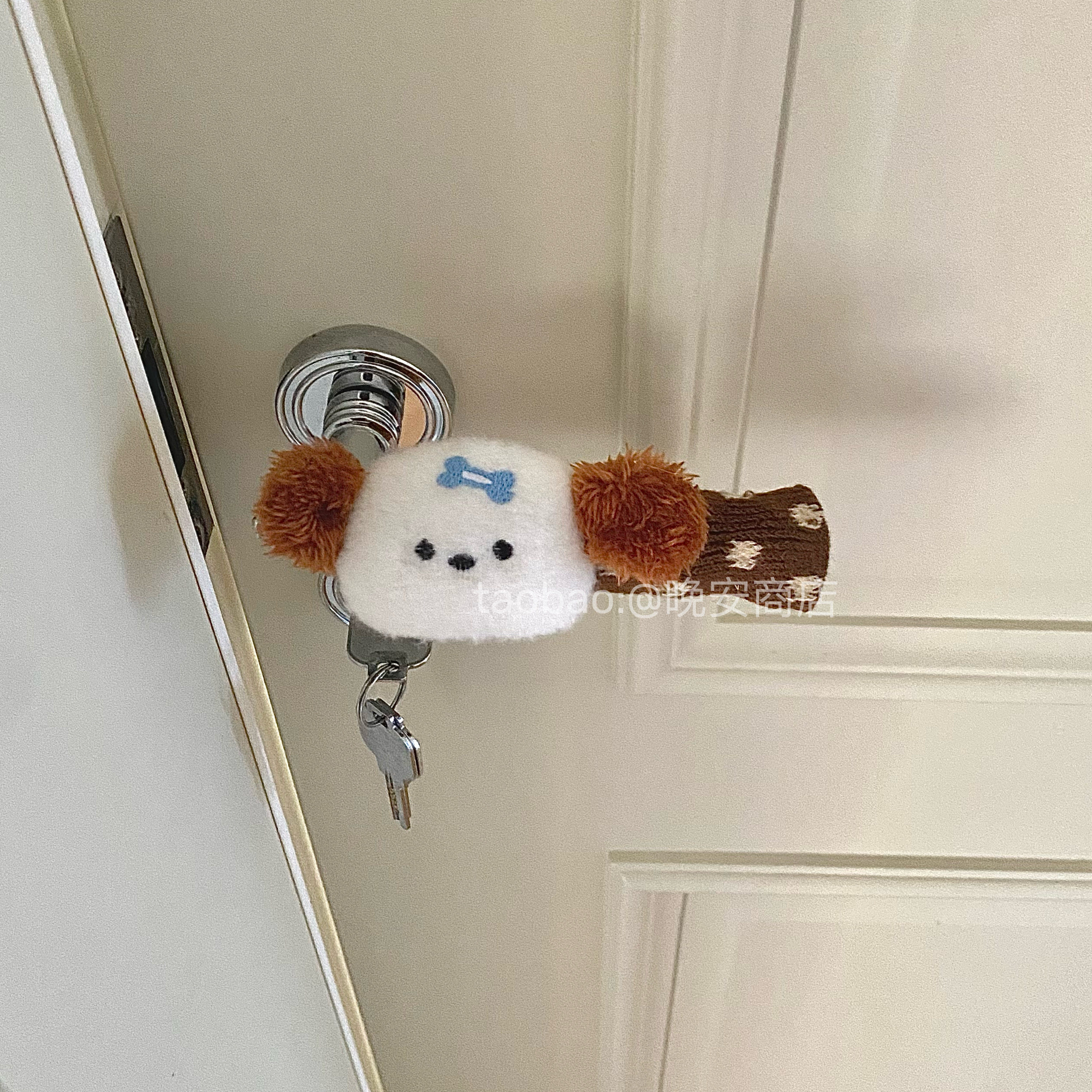 可爱小狗门把手保护套防撞防静电门把手套装饰品门把手套,居家布艺,门把手套,淘宝优惠券,粉丝福利购,淘宝优惠卷