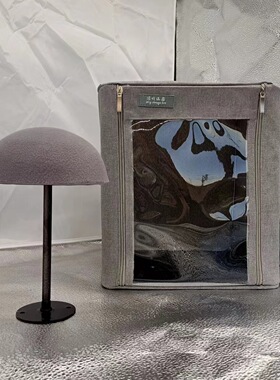 假发收纳箱 可折叠便携 防尘假发收纳袋假发收纳盒子支架放置支架