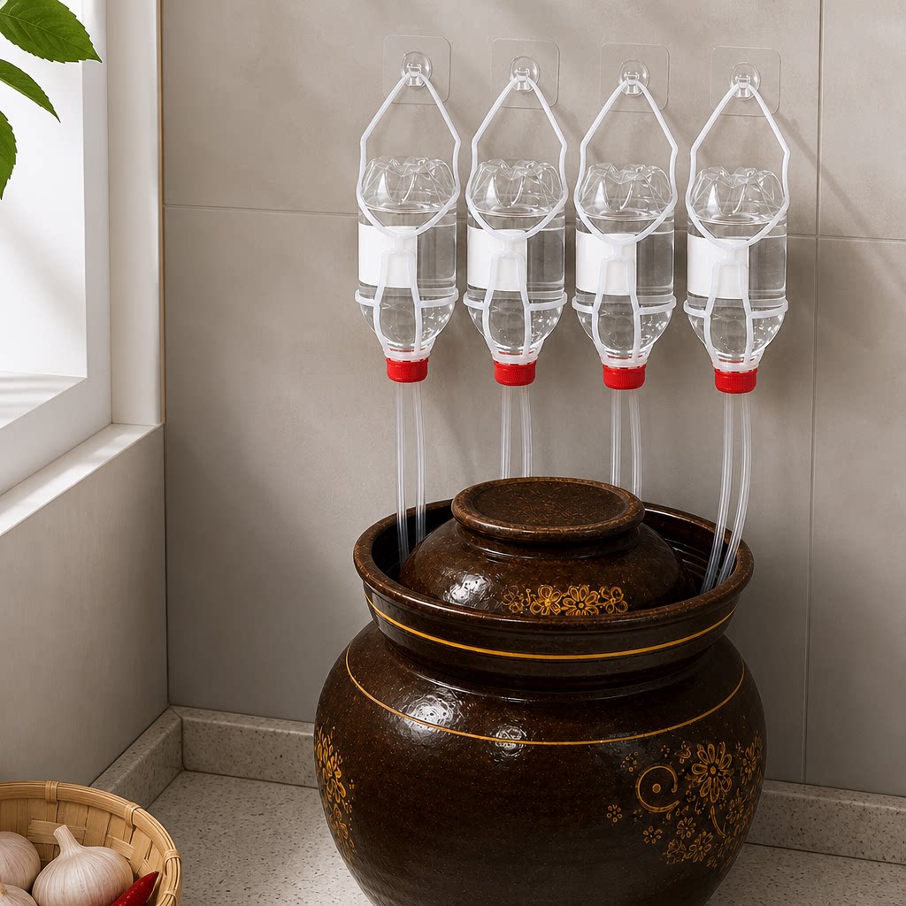 泡菜坛自动补水器泡菜坛防干工具密封罐