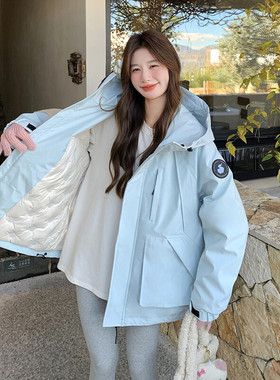 【现货】有数据有买家秀2C301-8608 -P265-K398冲锋衣羽绒服 90绒