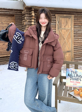 现货！现货！现货！时尚爆款连帽50绒羽绒服2C212-G200-P255-K388