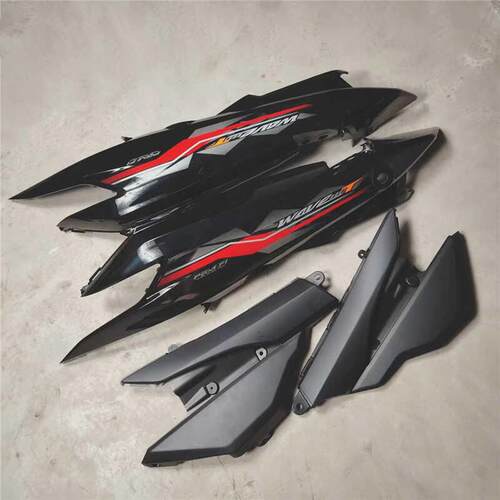 适用摩托车配件110-23威武WAVE110T左右车体护盖A护板侧罩边盖壳