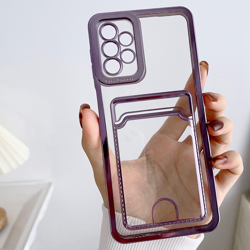 三星a52插卡卡包手机壳