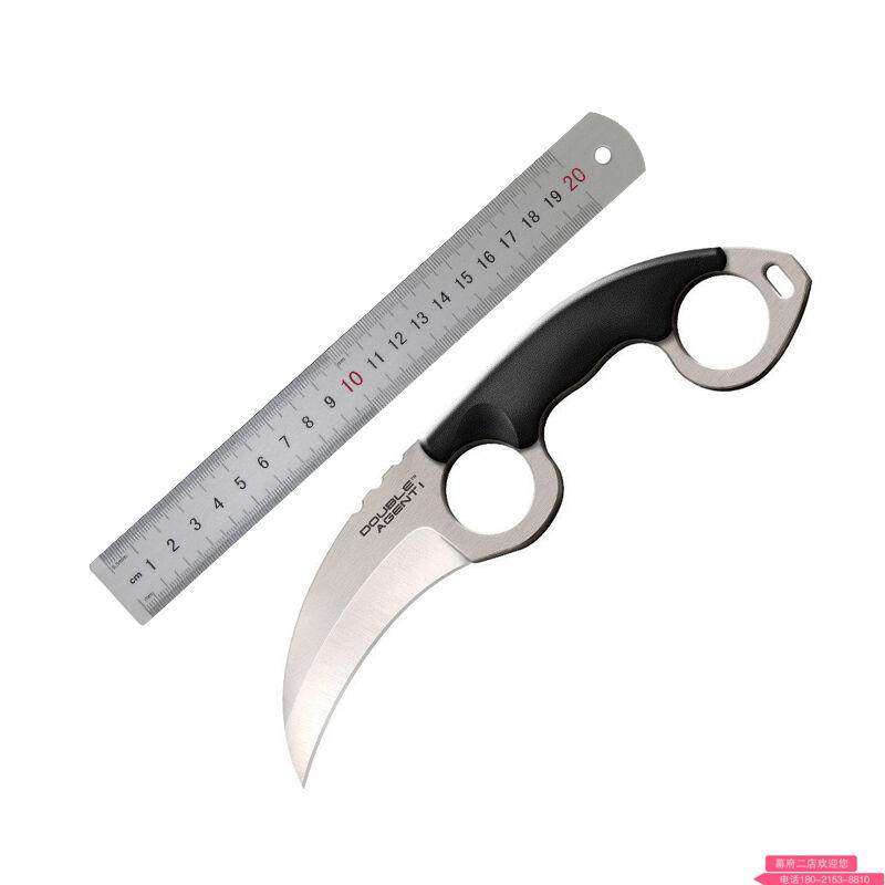 美国Cold Steel冷钢户外野营装备求生防身武器直刀颈挂式爪刀39FK