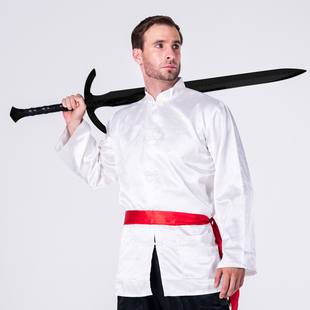 台湾龙裕塑钢西洋神剑练习格斗巨剑双手剑手半剑训练防身道具模型
