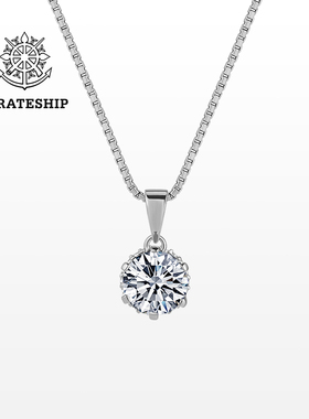 海盗船银饰悦情项链女简约小众