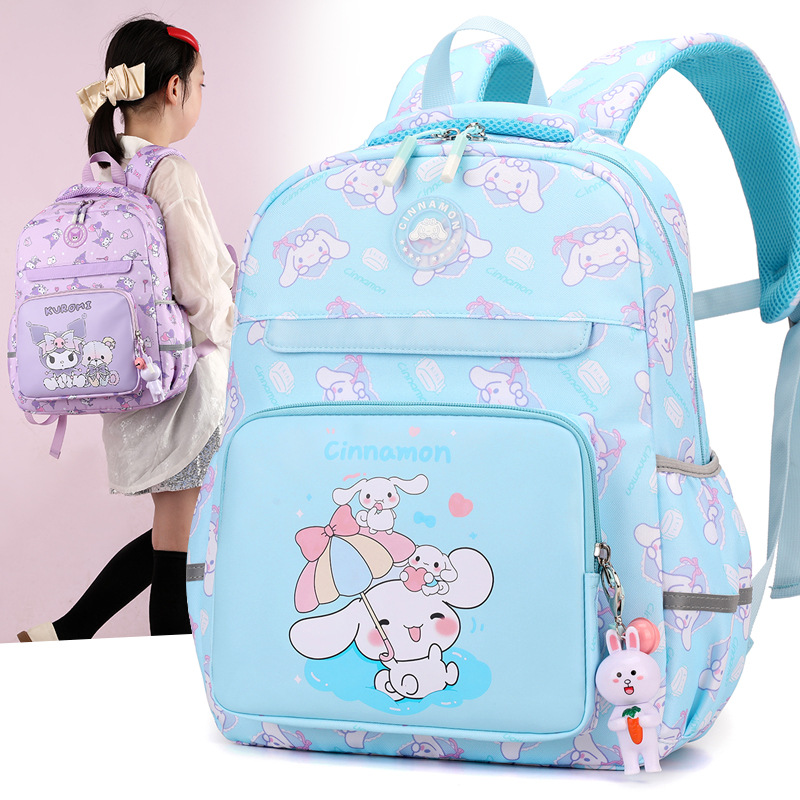 玉桂狗小学生书包轻便减负防水