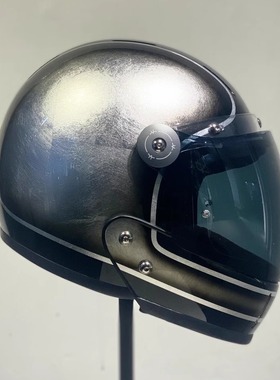 纳波利斯VELDT维尔特复古全盔摩托车男头盔女哈雷巡航机车碳纤维