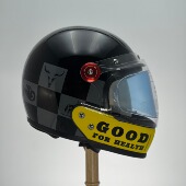 GOOD BAD全盔VELDT头盔3C认证电动车半盔通用摩托车冬季 三c半盔