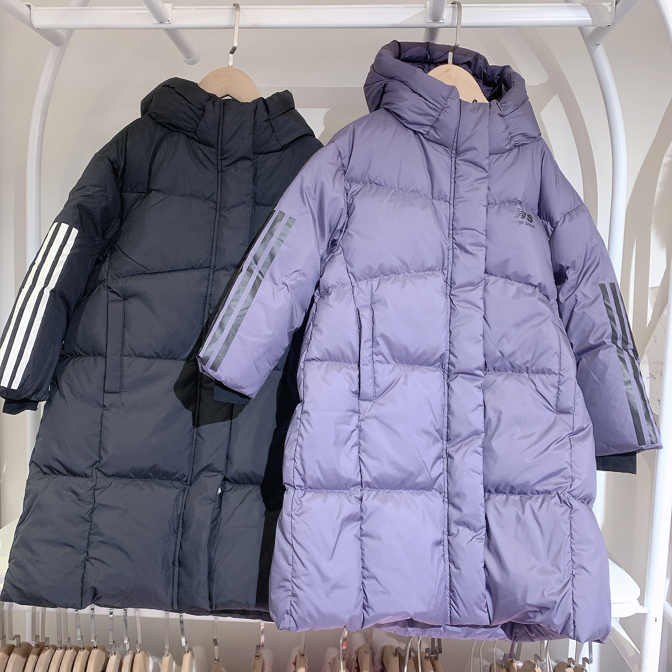 儿童羽绒服2025冬季新款男女童中长款连帽羽绒服外套保暖羽绒服