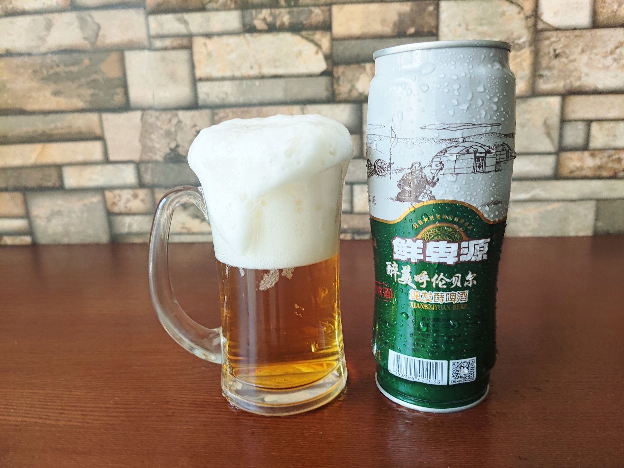 精酿啤酒整箱高度啤酒IPA啤酒鲜卑源官方苦荞啤酒呼伦贝尔啤酒12 - 实物图