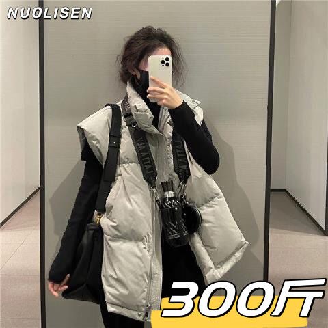 胖mm300斤港姐潮流马甲棉服外套