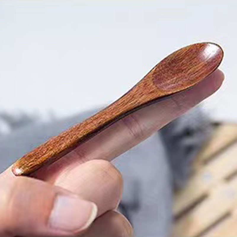 10CM迷你小楠木勺定制刻字印logo