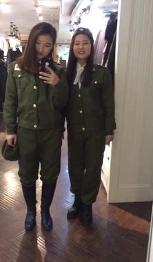 特务美式女款民国军装演出服