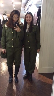 特务美式女款民国军装演出服