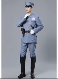 民国中式国军装士兵北伐军川军演出服剧本杀演绎推理套装抗战表演