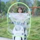电动车挡风板拉链透明电瓶车挡雨板加厚踏板摩托车挡风罩前挡风板