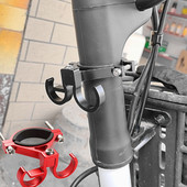 小牛电动车双头挂钩金属电瓶车单车前车把立杆挂重物头盔防盗锁扣