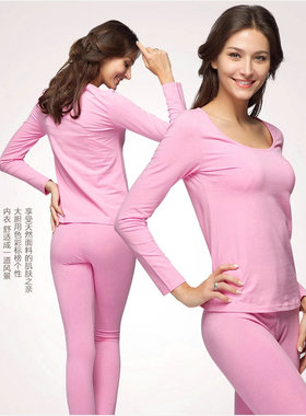 春秋薄打底秋衣秋裤发热棉莫代尔单件上衣单条裤子性价比超高