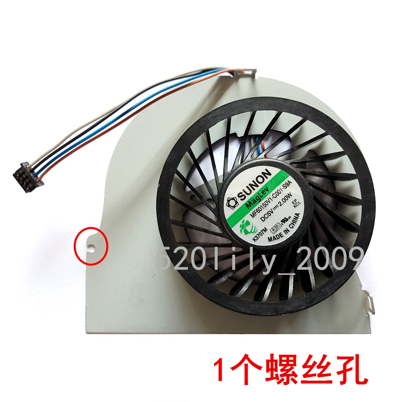 适用于HP 8560W/P 8570W 6570B散热CPU风扇 MF60150V1-C001-S9A 电脑硬件/显示器/电脑周边 散热器/风扇 原图主图