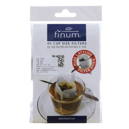 德国finum芬伦麻制环保一次性冲茶泡茶袋包茶叶空茶包咖啡过滤袋