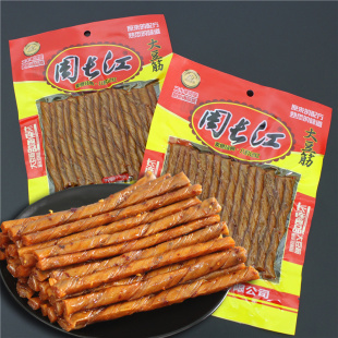 周长江辣条小豆条豆筋酒鬼牛筋小零食麻辣夜宵8090后怀旧儿时童年