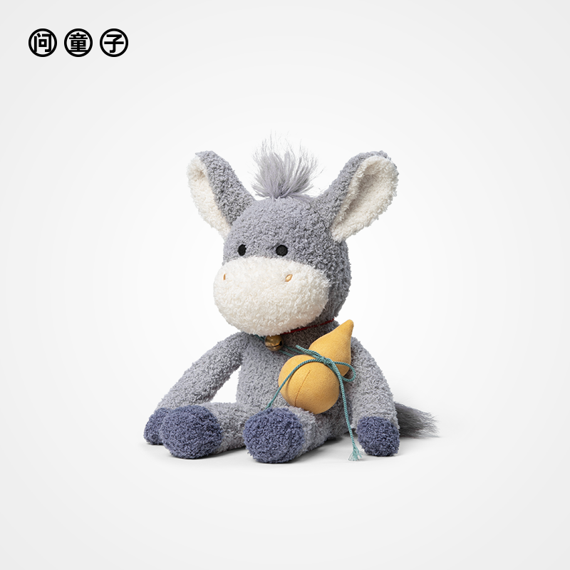 问童子驴小偶毛绒玩具可爱小毛驴