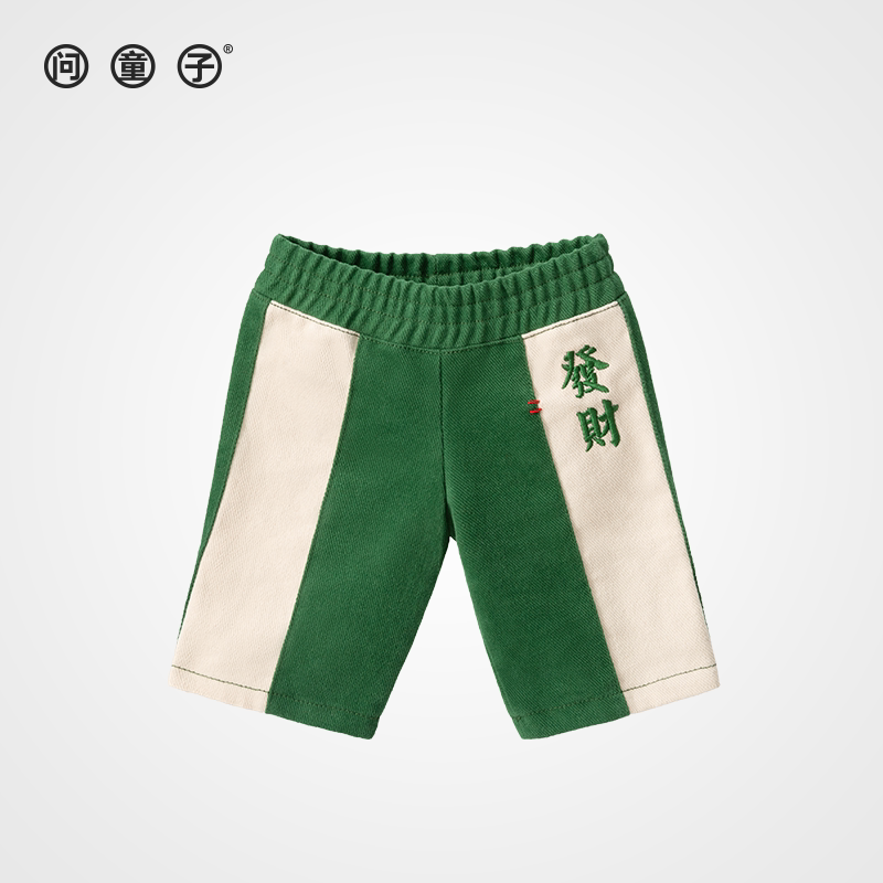 问童子精美刺绣玩偶服饰图片
