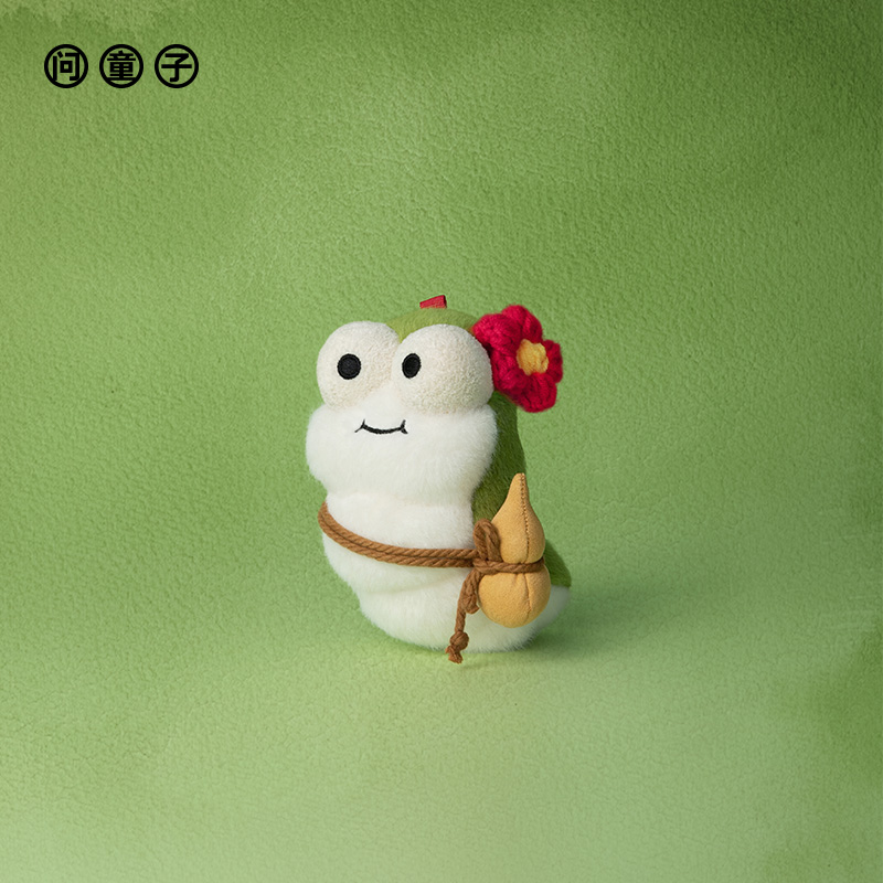问童子糊涂虫挂偶毛绒挂件