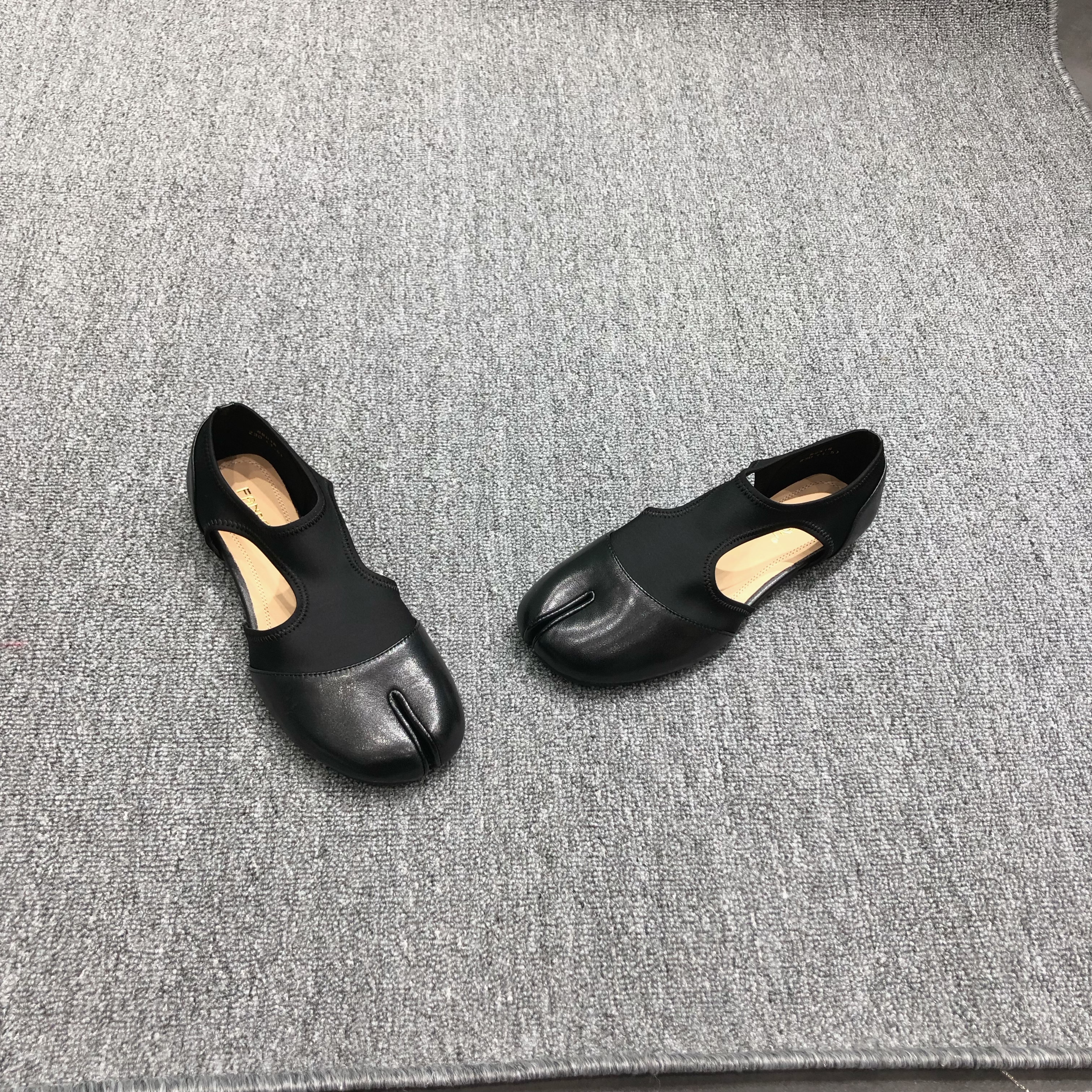 凡柔分趾玛丽珍鞋女2026春夏新款真皮平底芭蕾舞鞋休闲百搭单鞋