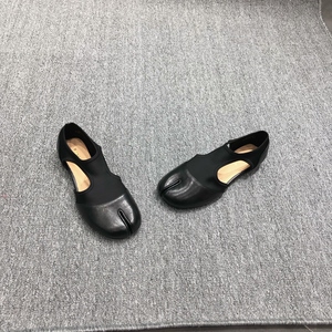 爆款分趾玛丽珍鞋女2026春夏新款真皮平底芭蕾舞鞋休闲百搭单鞋