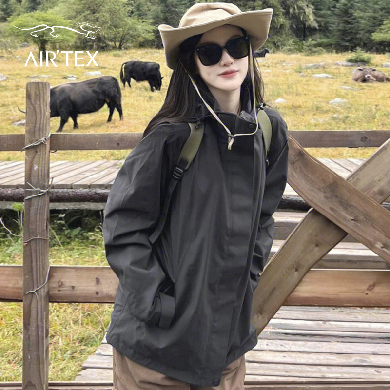 亚特男女三合一可拆卸山系冲锋衣