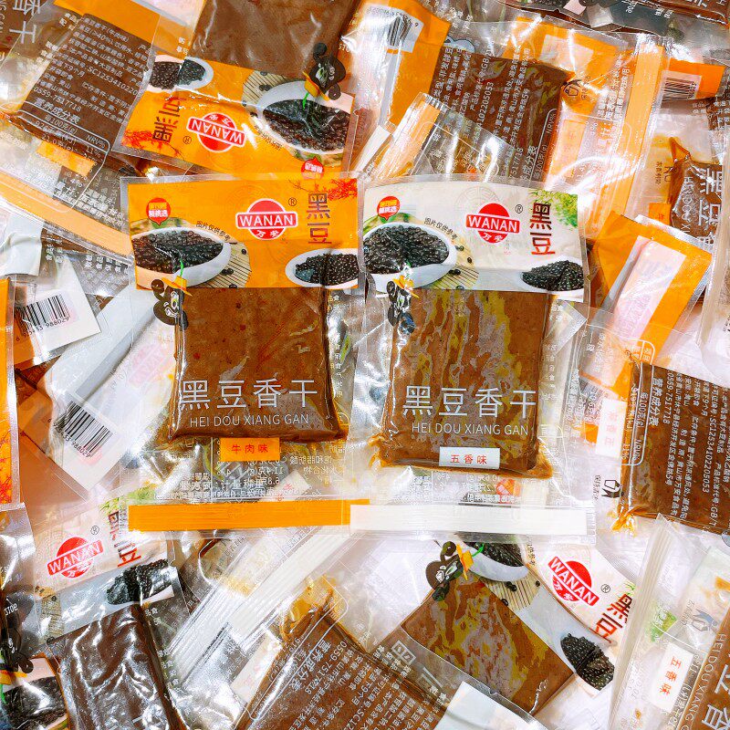 万安黑豆香干五香味牛肉味