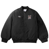 字母刺绣保暖棉服日系男女同款 冬季 新款 棒球领棉衣